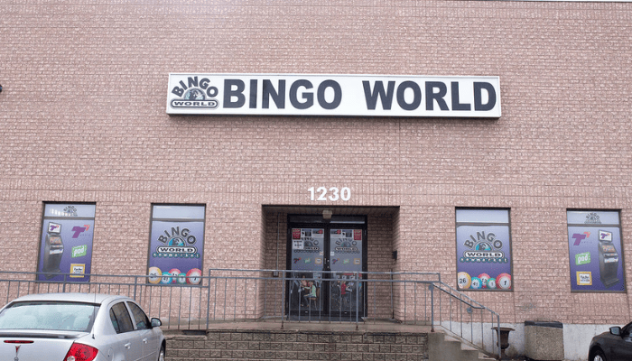 Bingo World Newmarket outside