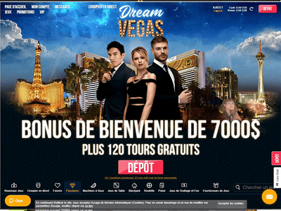 Dream Vegas website screenshot