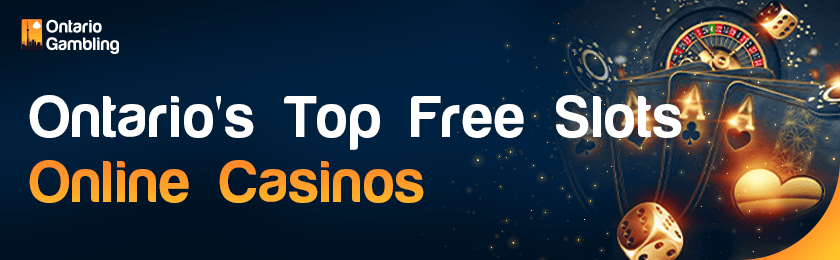 A Lightning Roulette with a few playing cards, and some rolling dice for Ontario's top free slots online casinos