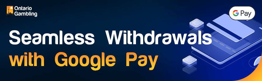 A credit card on a mobile phone for easy withdrawal options using Google Pay